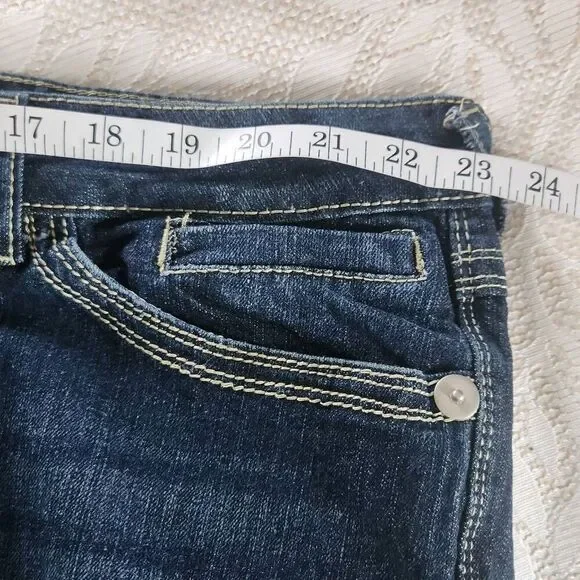 37  Royal Blue Women's Western Boot Cut Jeans Custom-Made 25x37 Plus/Tall Size - Picture 3 of 11